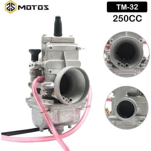 ZS MOTOS 2 Stroke 4 Stroke Carburetor For Mikuni TM32 TM/TMX 32mm Flat Slide Smoothbore Carb For Mikuni Carburetor TM32 32mm