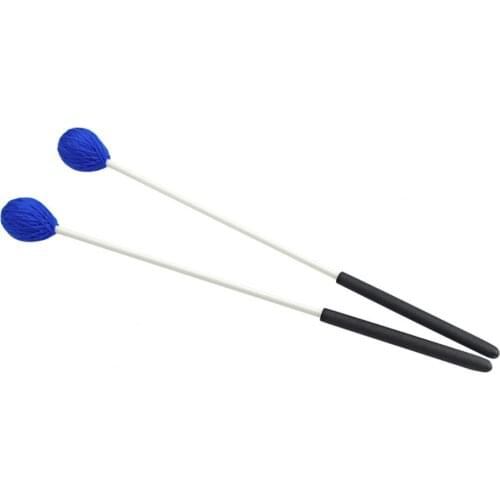1 Pair Drumsticks Wear-resistant Percussion Accessories Fiber Hand-held Timpani Mallets for Instrument Drumsticks Wear-resistant