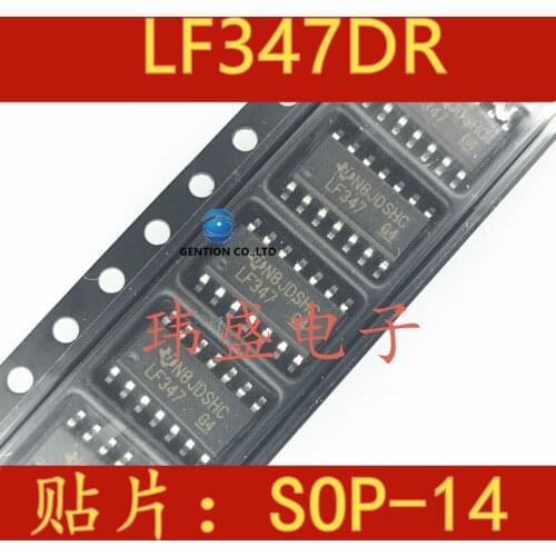 10PCS LF347 LF347DR SOP14 operational amplifier in stock 100% new and original