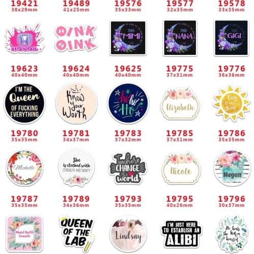 10 Pcs Cartoon Planar Resin Cabochons PR19421