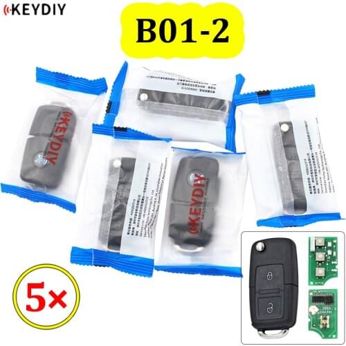 5pcs/lot KEYDIY B Series B01-2 2 Button Universal Remote Control for KD900 URG200 KD-X2 Mini KD To Generate New Remote