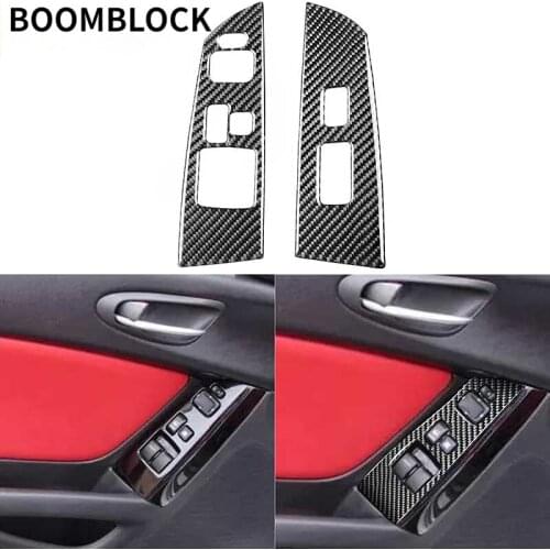 Car Window Lift Button Panel Cover Armrest Trim Frame Accessories Auto For Mazda RX-8 RX8 SE3P JM1FE 2004 2005 2006 2007 2008