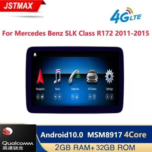 9 inch 2+32G Android 10.0 Display for Mercedes Benz SLK Class R172 2011-2015 Car multimedia radio GPS Navigation Bluetooth