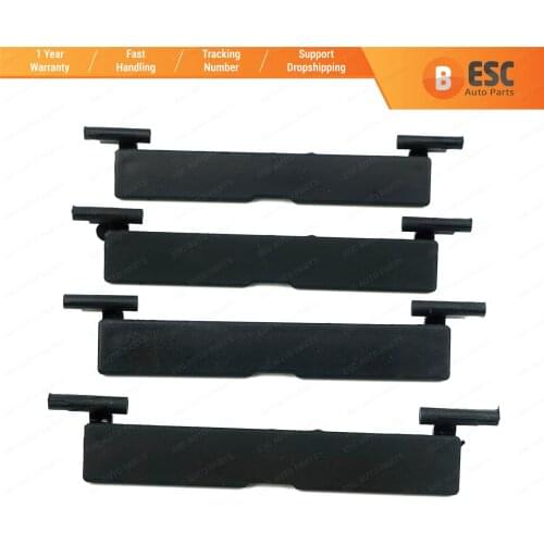 ESR563-1 4x Roof Luggage Rack Carrier Mounting Molding Port Bag Rail Lid Cover Trim 2046983530 for Mercedes C W204 95 mm*15 mm