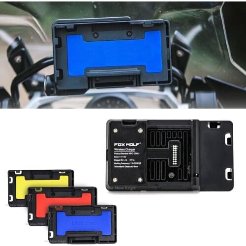 Mobile Phone Navigation Bracket Motorcycle Wireless Charging Charger For BMW R1200GS R1250GS ADV LC F750GS F850GS S1000XR