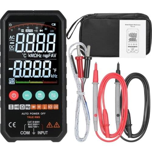 N7MD FY107C Digital Multimeter Universal Meter Testing Voltage Current Resistance Diodes Capacitance Temperature Live Line