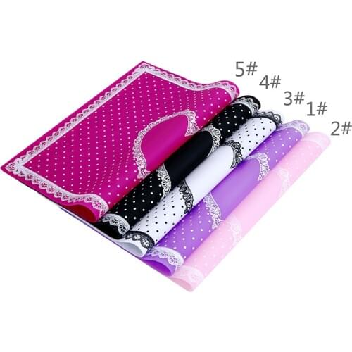1PCS Nail Art Tips Practice Silicone Table Cover Mat Pad Point Lace Printing Coloring Polish Gel UV Washable Foldable Tools Mani