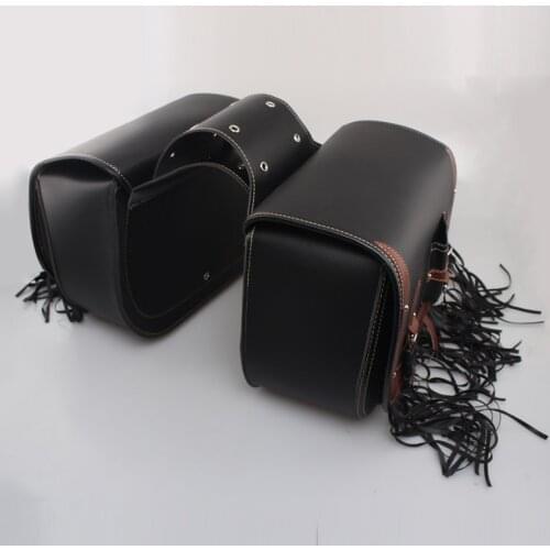 Motorcycle Side Bags Saddle Bags Side Storage Luggage Tool Pouch Saddlebag Waterproof Bag For Harley Sportster Honda Yamaha