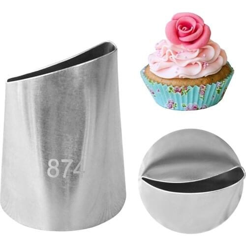 1PCS Large Size Rose Icing Piping Nozzles Cake Cream Decoration Tips Pastry Tool Pastry Tips Cake Dessert Decorators Tool #874