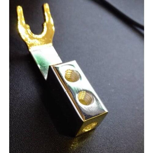 P-009 Australia Plug Wang Bocchino Speaker Cable Y Plug Ginza Fm32, Through The Fax-like Sound Quality Aq Flagship Queen Plug