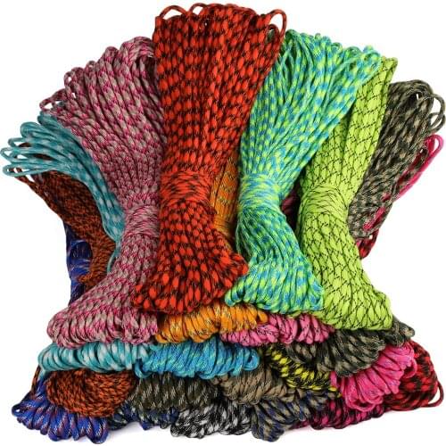 5mm Paracord 100ft 550 Paracord Parachute Cord Lanyard Rope for Hiking Camping 10 Rolls