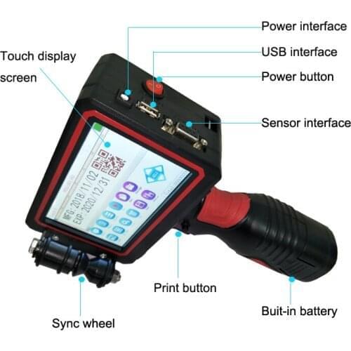 Nataly TX Hand jet printer handheld inkjet printer Portable