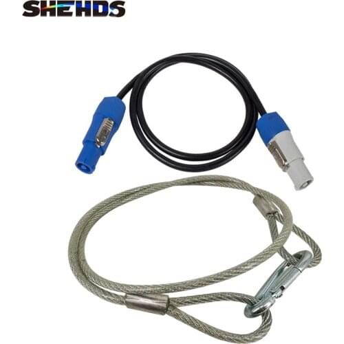 SHEHDS Professional Stage Suspension Device Use Safety Rrope LED Par Light PowerCon Plug Connection Hand in Hand Cables