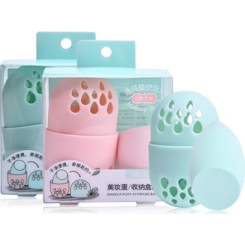 1 set Silicone Beauty Makeup Sponge Holders Powder Puff Bracket Hold For Women Powder Puff Rack Egg travel Make up Accessories