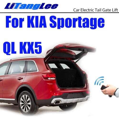 LiTangLee Car Electric Tail Gate Lift Trunk Rear Door Assist System For KIA Sportage QL KX5 2015~2020Original Key Remote Control