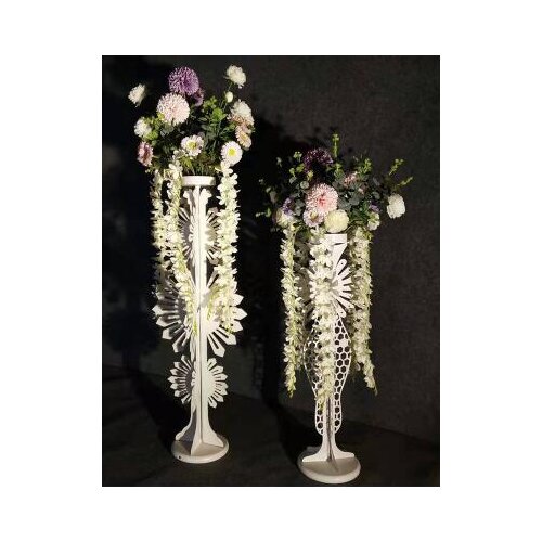 Wedding props iron peacock open screen style road lead wedding stage table flower sign arrival decoration flower decoration