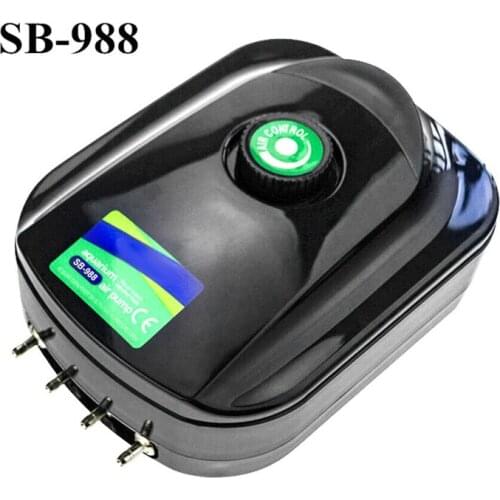 Ultra-Silent 8W Aquarium Air Pump Fish Tank Increasing Oxygen Pump Tool &T8