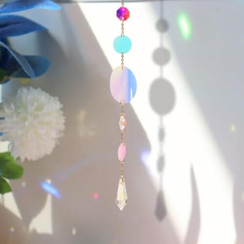 Crystal Sun Catchers garden decoration outdoor Rainbow sun catcher sunlight catcher for Window Pendant Home Car Lamp Decor