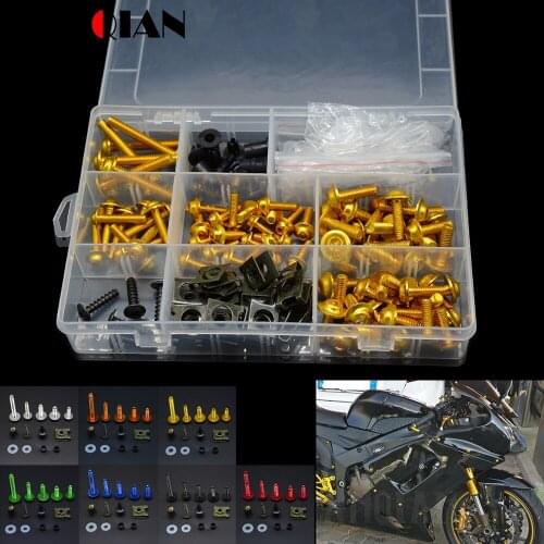 Universal Motorcycle Aluminum Fairing Screws Bolts Kit For Ducati ST3 ST4 S ABS 748/748S/748R 750 Monster/750 Monster Dark 750SS