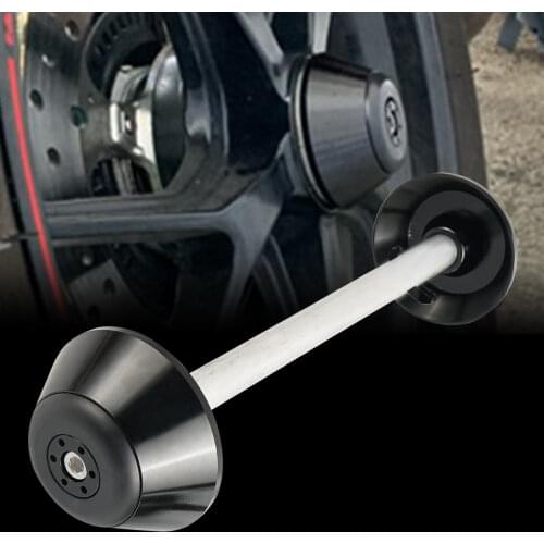 Motorcycle Rear Axle Fork Wheel Protector Crash Slider Pad For Ducati Hypermotard 796 1100 Hyperstrada 821 939