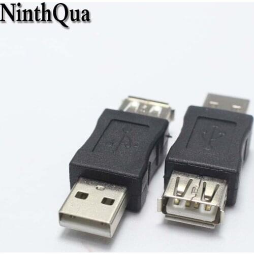 1pcs USB 2.0 Male Plug to AF Female jack Adapter Connector Male to Female Extension cord Converter
