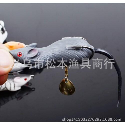 100pcs/lot 0.47OZ 13.22g classic Ray frog Fishing Bait lures 2.7" 6.86g blackfish bait fake bait dwrs6112c