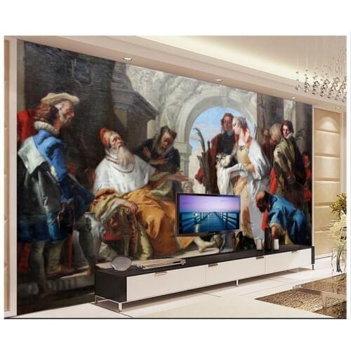 3D wall murals wallpaper custom picture mural European-style mythological figures painting the wall of the wall painting decor