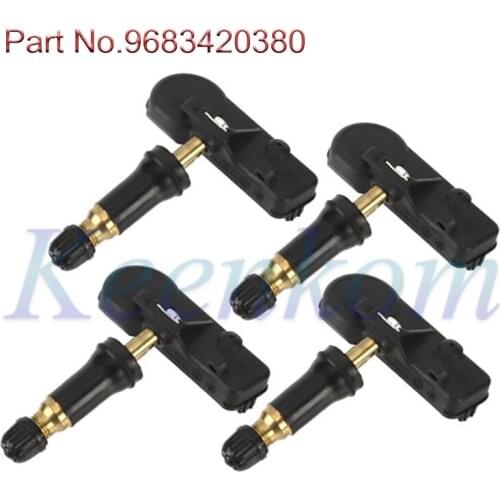 4pc 433MHz TPMS systems Tire Pressure Monitor Sensor For Cit-roen C4 Peugeot Picasso 9683420380