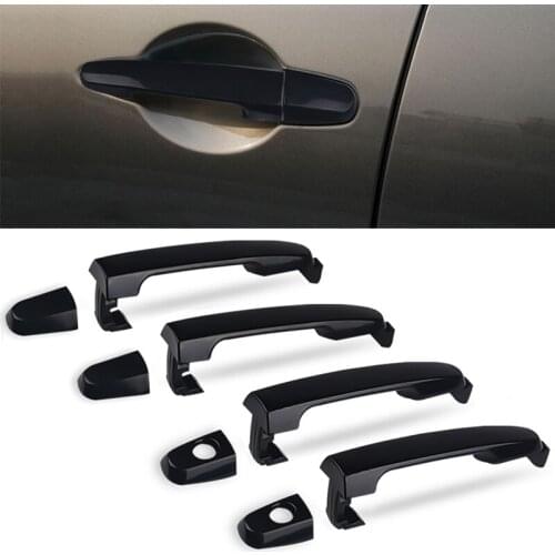 4 PCS Left & Right Car Outside Handle Bowl For Toyota Yaris Solara Highlander Matrix Exterior Door Handle Outside Door Handle