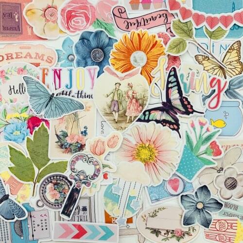 63 pcs Cute decorative stickers for kid homemade book stickers on laptop / decorative scrapbooking/DIY