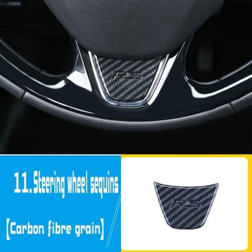 Car interior accessories are suitable for Mitsubishi Eclipse Cross Decorative Steering wheel decorative patch
