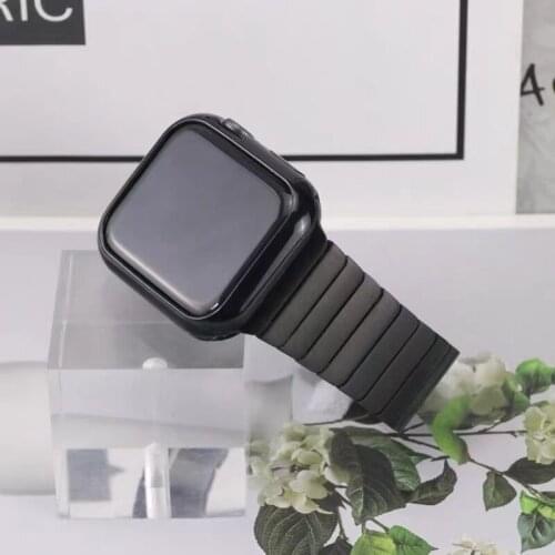 For Apple Watch Bands 44mm 40mm 42mm 38mm Solid Stainless Steel Wristband Bracelet for Applewatch SE Series 6 iWatch 5/4/3/2/1