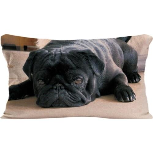 Pug Pet Dog Pillowcase Cute Puppy Wedding Decorative Cushion Cover Pillow Case Lovely Gift For Sofa Seat Pillowcases