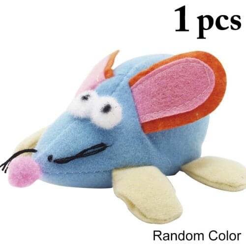 Cat Toy Mouse Plush Tranning Cute Cat Chewing Toy Kitten Mice Toy Bite Resistance Interactive Mouse Toy Palying Toy For Gatos