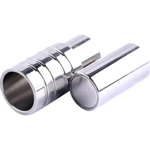 Onwear 5pcs stainless steel fit 6mm leather cord magnetic clasps for bracelets jewelry making