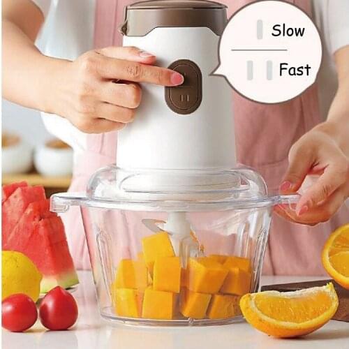 Multifunctional Meat Grinder Household Three-In-One Juicer Grinding Supplementary Food Two-Speed Electric Mixing Cooking Machine