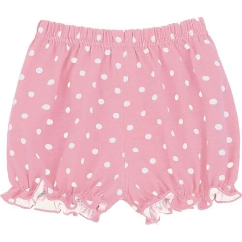 Infant Baby Girl Fashion Ruffle Diaper Cover Baby Bloomers Toddler Cotton Dots Shorts Boy Clothes