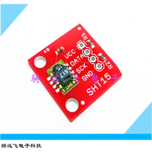 SHT15 temperature and humidity sensor development board module with header