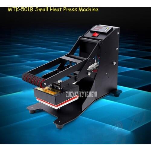 MTK-501B Small Heat Press Machine Commercial Logo Mark Heat Transfer Machine Quality Label Shoes Heat Press Machine 110V/220V