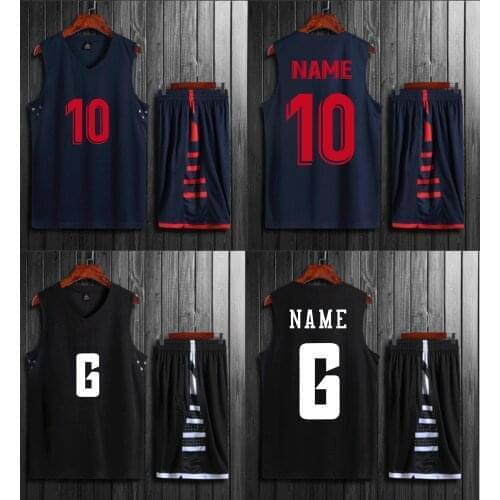 High Quality Men Basketball Jersey Sets Side pockets Sports pants, Cheap college Basketball tracksuits, Can Custom Uniform kits