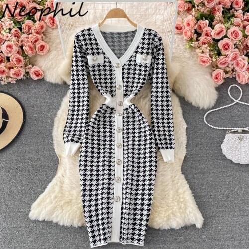 Модные платья в клетку NEOPHIL China At AliExpress
