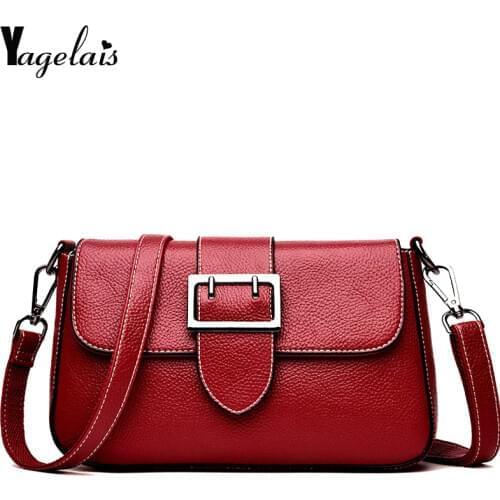 New Casual Small Leather Flap Handbags High Quality Hotsale Ladies Party Purse Women Messenger Crossbody shoulder Envelope Pack