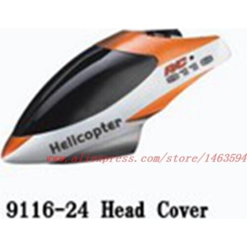 Wholesale Double Horse 9116 DH9116 RC Helicopter Spare Parts Head cover Canopy (yellow) Free Shipping