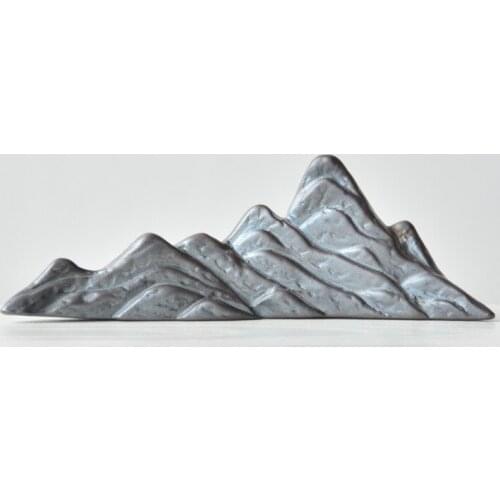 Yuanshan Lake Stone Pen Holder Teapot Cover Holder Creative Handmade Rockery Decoration Ceramic Kung Fu Tea Ceremony Accessories