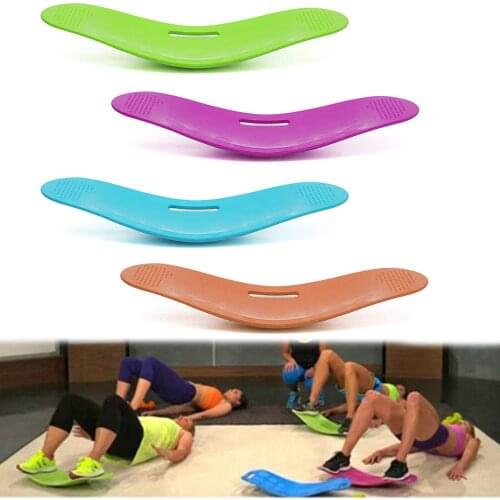 Unisex Twisting Balance Board Abdominal Core Exercise Yoga Gym Abdominal and Leg Muscle Training Portable Home Fitness Equipment