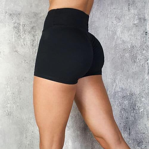 Women Scrunch Booty Yoga Shorts High Waist Tummy Control Ruched Butt Lift Push Up Fitness Gym Workout Leggings Biker Activewear