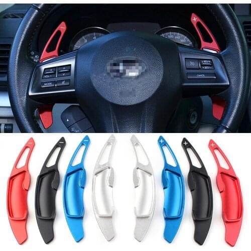 1 Pair Steering Wheel Shift paddle Shifter Extension For Subaru Legacy Forester Brz