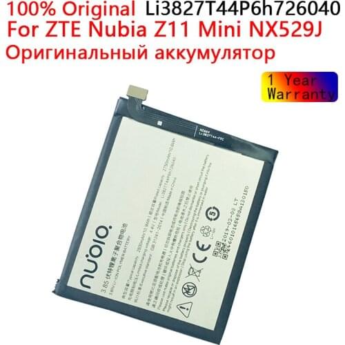 100% Original New 3.85V 2830mAh Li3827T44P6h726040 For ZTE Nubia Z11 Mini NX529J Battery