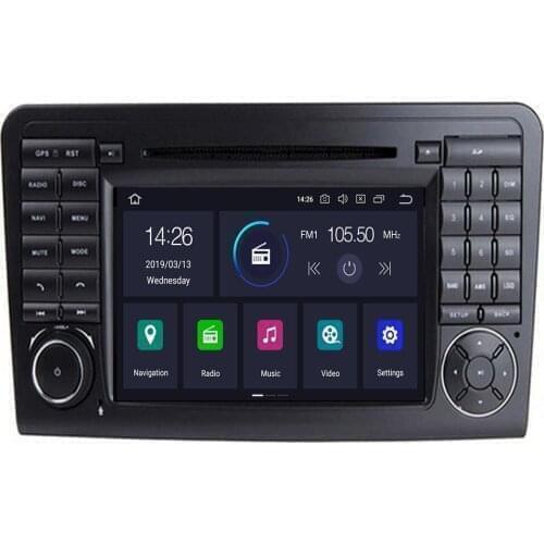 2 Din Car Multimedia player GPS Android 10 8 core DVD Player For Mercedes/Benz/ML/GL CLASS W164 ML350 ML500 GL320 Radio DSP DVR