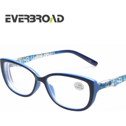 2017 Russian Style Fashion Reading Glasses Women High Power Presbyopic Glasses +5.50 Degree